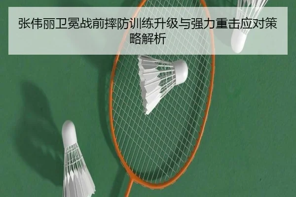 张伟丽卫冕战前摔防训练升级与强力重击应对策略解析